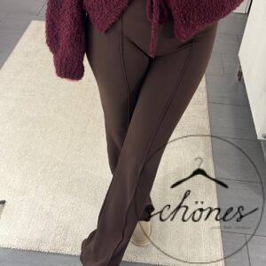 Schlaghose „braun“