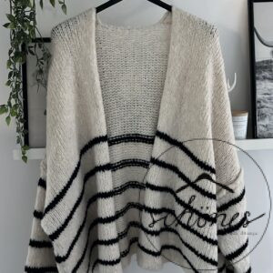 Cardigan offen gestreift