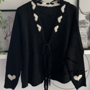 Cardigan „sun“ schwarz