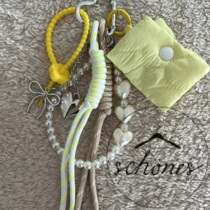 Taschen Anhänger Gelb