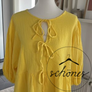 Musselin Tunika Gelb