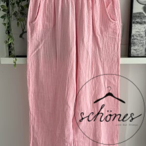 Musselin Hose gestreift