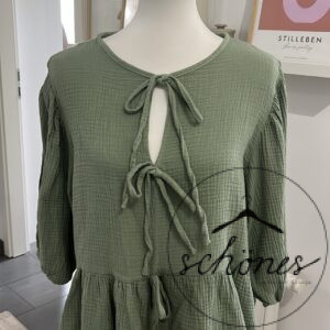 Musselin Tunika Khaki