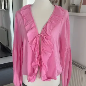 Bluse zum Schnüren Pink/Rosa