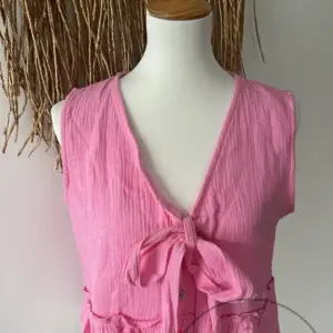 Musselin Weste Pink