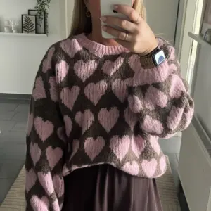Herz Pullover Rosa