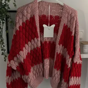 Cardigan Rosa/Rot