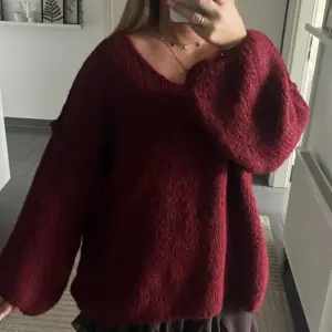 Pullover V-Ausschnitt Bordeaux