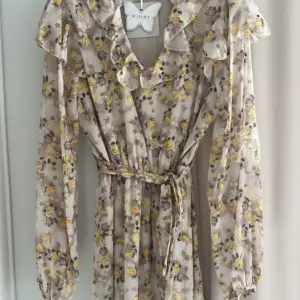 Sommerkleid Blümchen Beige/Gelb