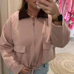 Soft Jacke Rosa/Braun