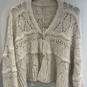 Cardigan Seestern Beige