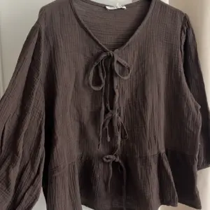 Musselin Tunika Braun