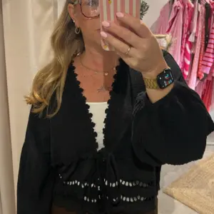 Musselin Jäckchen Schwarz