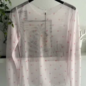 Mesh Shirt Herz Rosa