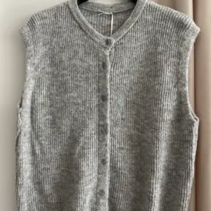 Strickweste Grau