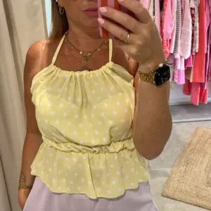Neckholder Top Butter Yellow