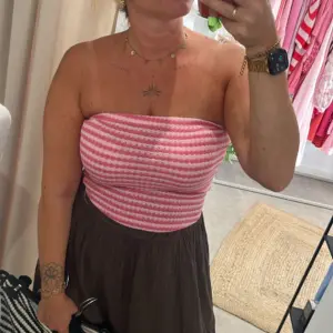 Bandeaux Top Strick Rosa