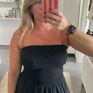 Bandeaux Top Strick Schwarz